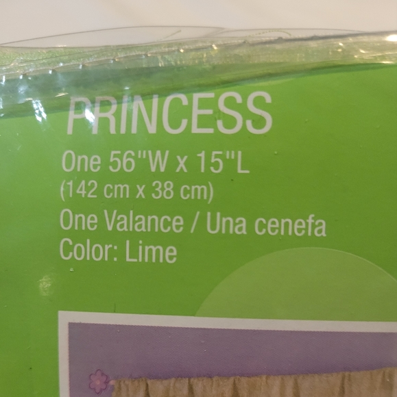 Lime green valance New window treatment decor fringe fuzzy - Picture 6 of 8